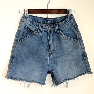 John Galt Brandy Melville carpenter short raw hem